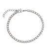 CZ Tennis Bracelet - White