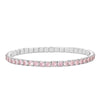 Stretch Tennis Bracelet - Pink