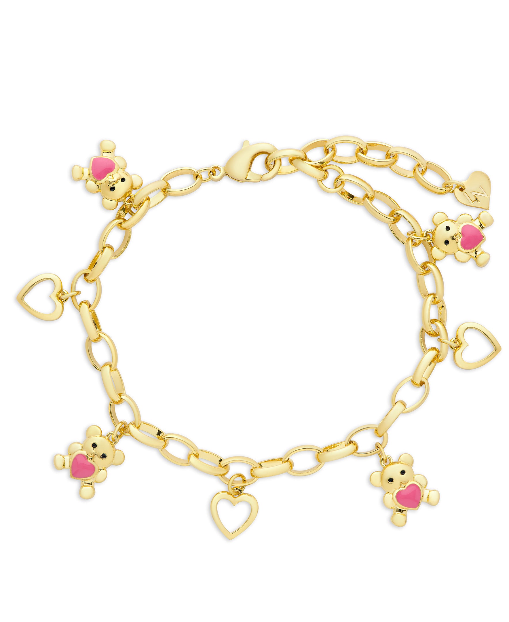 Baby Girls' Bear & Pearl Bracelet Sterling Silver - In Season Jewelry :  Target